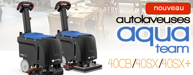 Nouvelles autolaveuses Aquateam 40