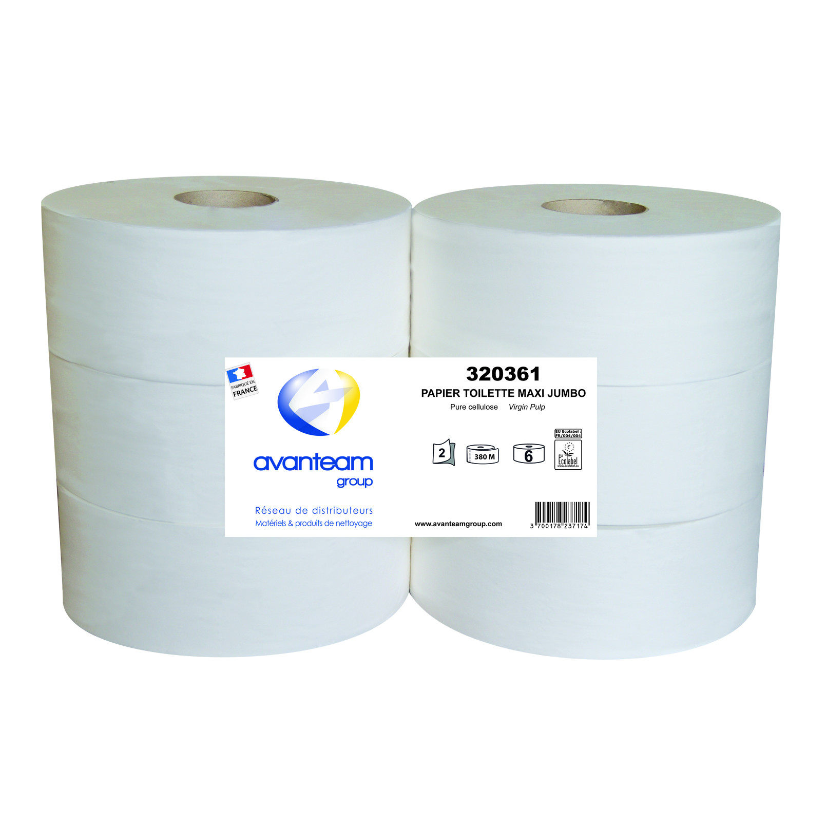 papier toilette maxi jumbo 380m bobines de papier hygiénique