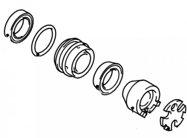 Pièces détachées pour pompes Kit 2624 joints HP diam 15 pompe HPD