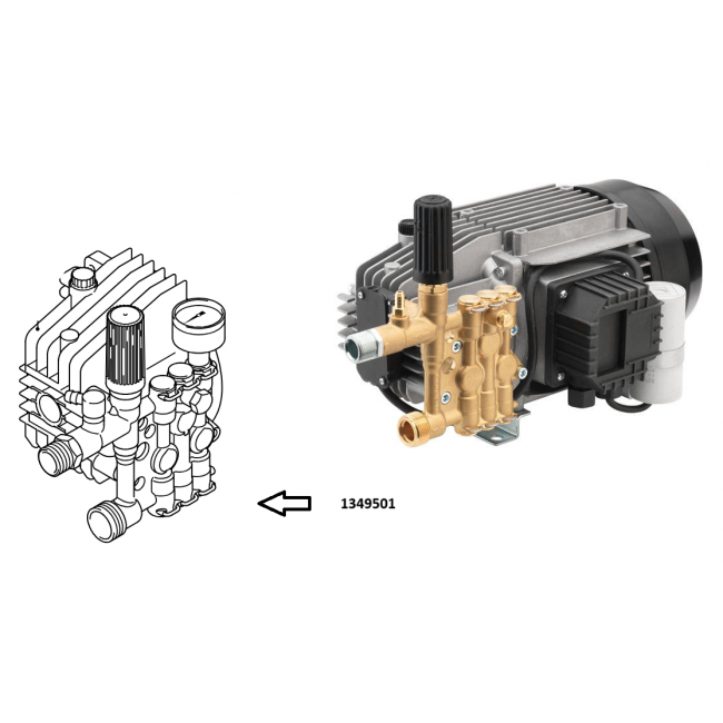 Pompes haute pression Pompe HP 160 bars 8.5L/mn 2800 trs HPV-O